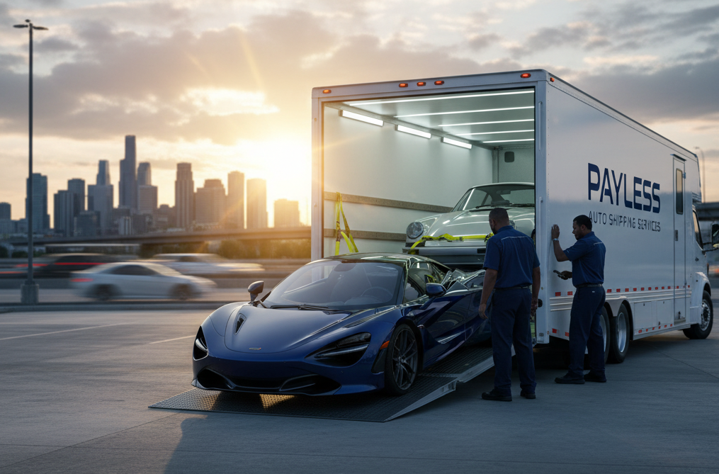 classic car enclosed transport