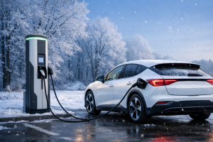 Driving an Electric vehicle in winter weather