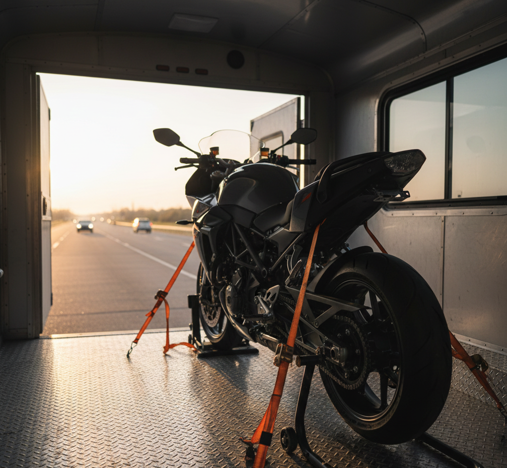 motorcycle transport vs trailer