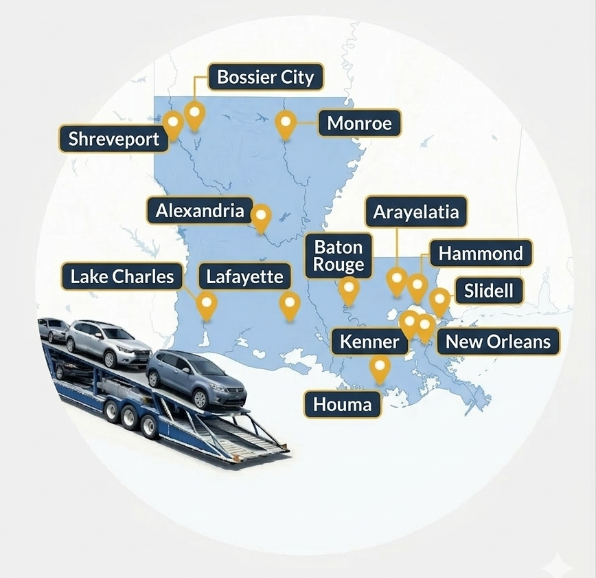 Louisiana Auto Shipping Services
