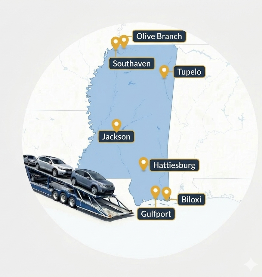 Mississippi Auto Shipping Services