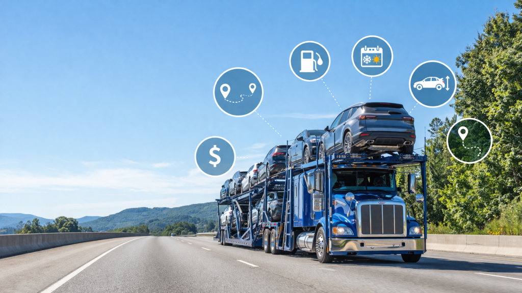 what factors affect car shipping cost